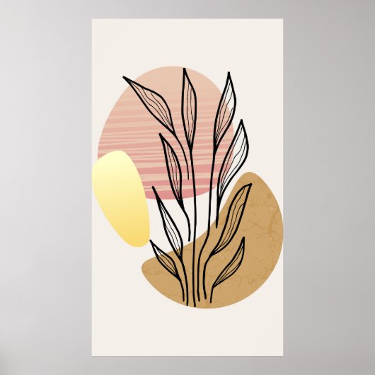 Trendy achtergrondontwerp poster (Voorkant)