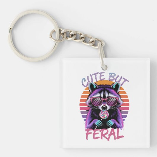 Trendy Acryl Sleutelhanger – Ideaal voor de dageli (voorkant)