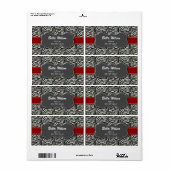 Trendy adreslabel etiket (Full Sheet)