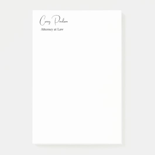 Trendy advocaat bij Law Unique Special Post-it® Notes (Voorkant)