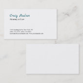 Trendy advocaat bij Law Unique Special Visitekaartje (Voorkant / Achterkant)