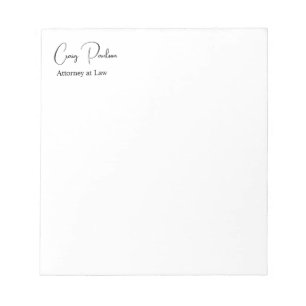 Trendy Advocaat Uniek Special Notitieblok