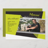 Trendy Afbeelding Fotouitnodiging Kaart (Voorkant / Achterkant)