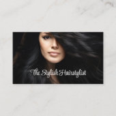 Trendy Affordable Hairstylist Appointment Cards Visitekaartje (Voorkant)