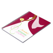 Trendy African American Bride's Wedding Journal Notitieboek (Linkerzijde)