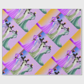 Trendy African American Cadeaupapier (Vlak)