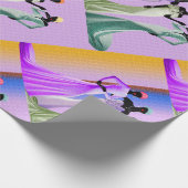 Trendy African American Cadeaupapier (Hoek)