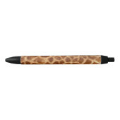 trendy african mode safari animal giraffe print zwarte inkt pen (Voorkant)