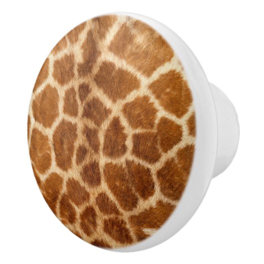 Trendy Afrikaanse mode Safari Dierlijke Giraffe Pr Keramische Knop (Rechts)
