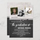 Trendy Afstudeerder aankondiging | Afstuderen Foto (Voorkant / Achterkant)