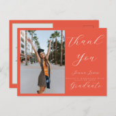 Trendy Afstudeerder van de Bekleding van het Manus Briefkaart (Voorkant / Achterkant)