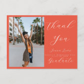 Trendy Afstudeerder van de Bekleding van het Manus Briefkaart (Voorkant)