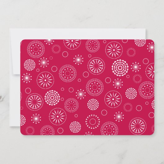 Trendy Afstudeerder White | Uitnodiging tot het ro (Achterkant)