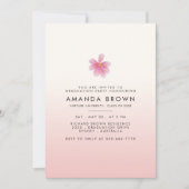 Trendy afstudeerfeest 2025 Elegante Bloemen Kaart (Voorkant)