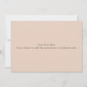 Trendy Afstudeerfoto met Golf Kader Kaart (Achterkant)