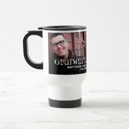 Trendy Afstuderen Celebration Foto Reisbeker (Links)