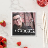 Trendy Afstuderen Celebration Foto Servet (Insitu)