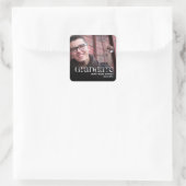 Trendy Afstuderen Celebration Foto Vierkante Sticker (Tas)