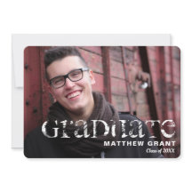 Trendy Afstuderen Celebration Invitation