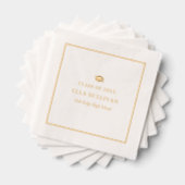 Trendy Afstuderen Folie servetten Classy Modern (Insitu (Gestapeld))