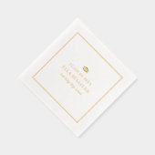 Trendy Afstuderen Folie servetten Classy Modern (Rechts)