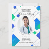 Trendy Afstuderen fotouitnodiging Kaart (Voorkant)