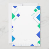 Trendy Afstuderen fotouitnodiging Kaart (Achterkant)