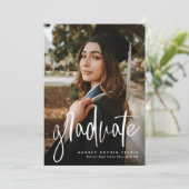 Trendy afstuderen het verticale groene afstuderen  (Staand voorkant)