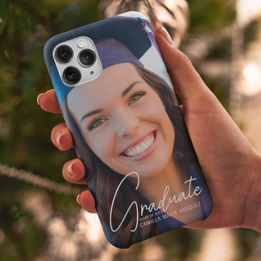 Trendy Afstuderen het Witte Afstuderen van het Man Case-Mate iPhone Case