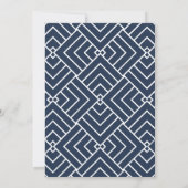 Trendy Afstuderen Script Photo-Afstuderen Aankondiging (Achterkant)