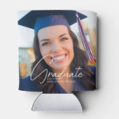 Trendy Afstuderen Senior Photo Keepsake Party Blikjeskoeler (Achterkant)