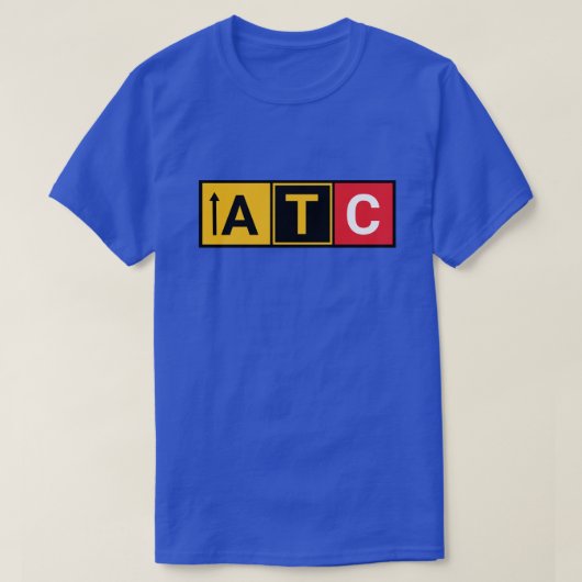 Trendy Air Traffic Control T-Shirt from the Runway (Design voorkant)