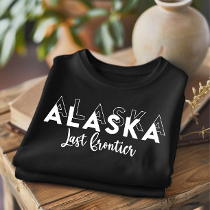 Trendy Alaska laatste Frontier State T-shirt