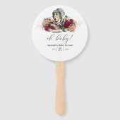 Trendy  Alice in het Baby shower van Wonderland Handwaaier (Voorkant)