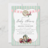 Trendy Alice in het Baby shower van Wonderland Kaart (Voorkant)
