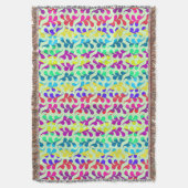 Trendy all-over ontwerppatroon deken (Voorkant Verticaal)