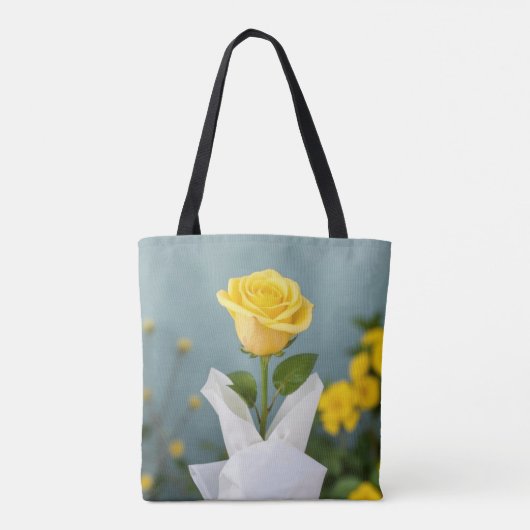 Trendy all-over-print Canvas tas – duurzaam en sti (Achterkant)