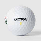 Trendy Alligator-Krokodil Dier Kerstmis Golfballen (Logo)