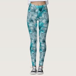 Trendy Amaryllis Bloem Workout Actief Leggings