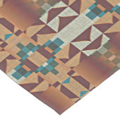 Trendy American Indianative Tribe Mosaic Pattern Medium Tafelloper (Hoek)