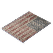 Trendy Amerikaanse vlag Aztec Tribal Pattern Notitieboek (Linkerzijde)