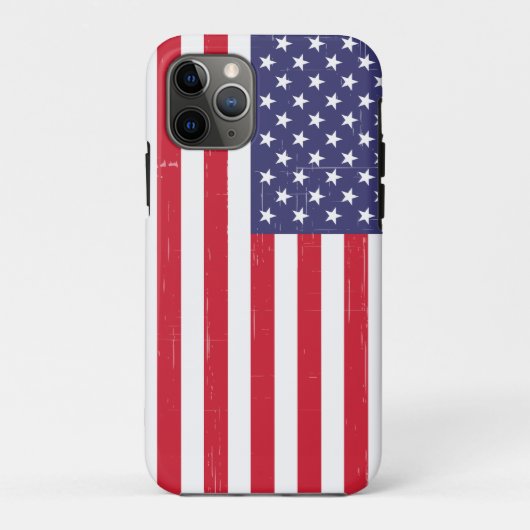 Trendy Amerikaanse vlag Case-Mate iPhone Case (Achterkant)