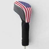Trendy Amerikaanse vlag Golfheadcover (Schuin)