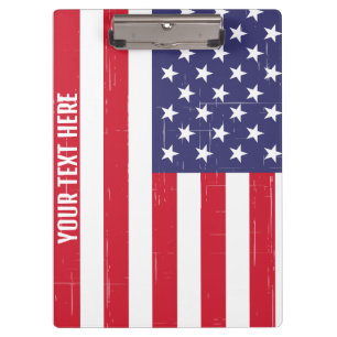 Trendy Amerikaanse vlag Klembord