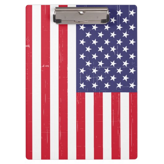 Trendy Amerikaanse vlag Klembord (Voorkant)