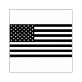 Trendy Amerikaanse vlag Rubberstempel (Afrduk)