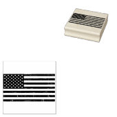 Trendy Amerikaanse vlag Rubberstempel (Gestempeld)