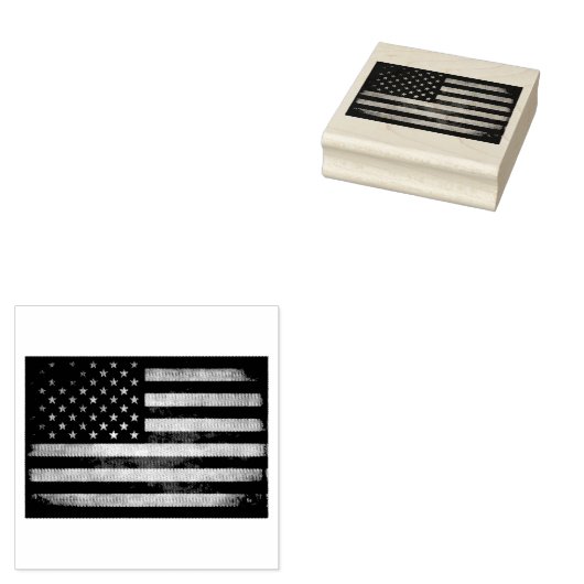  Trendy Amerikaanse vlag Rubberstempel (Gestempeld)