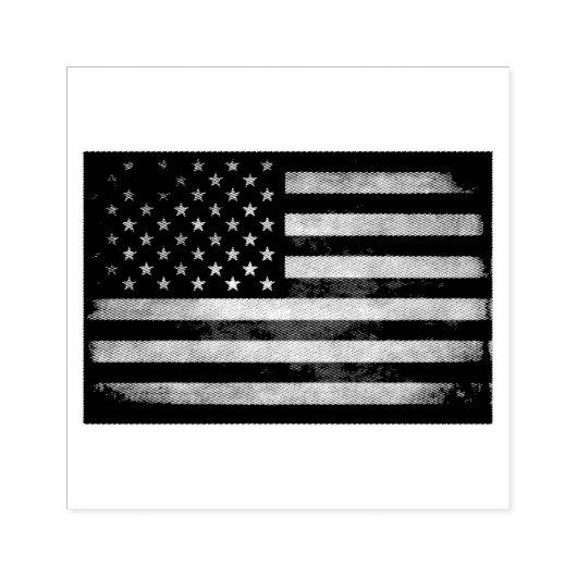  Trendy Amerikaanse vlag Rubberstempel (Afrduk)