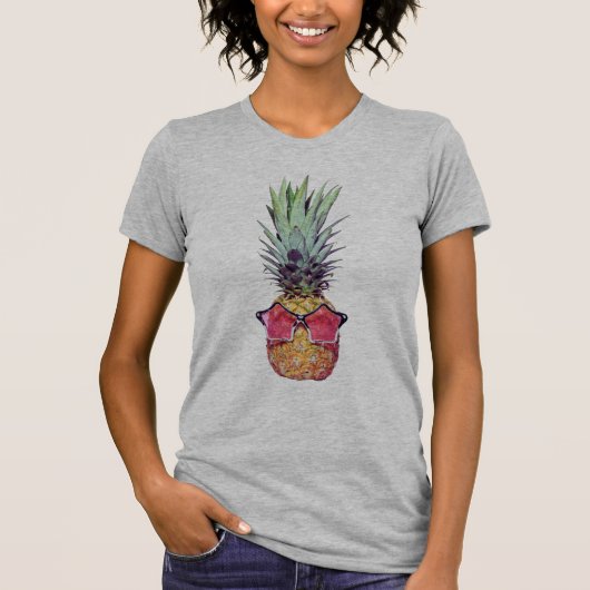 Trendy anananas t-shirt (Voorkant)
